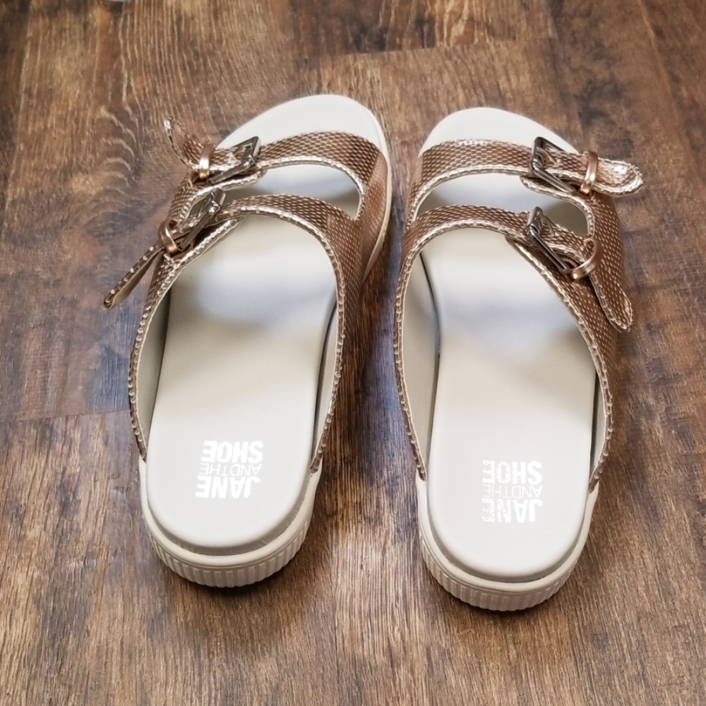 Joey Slide Sandal by Jane and the Shoe - Picture 4 of 4
